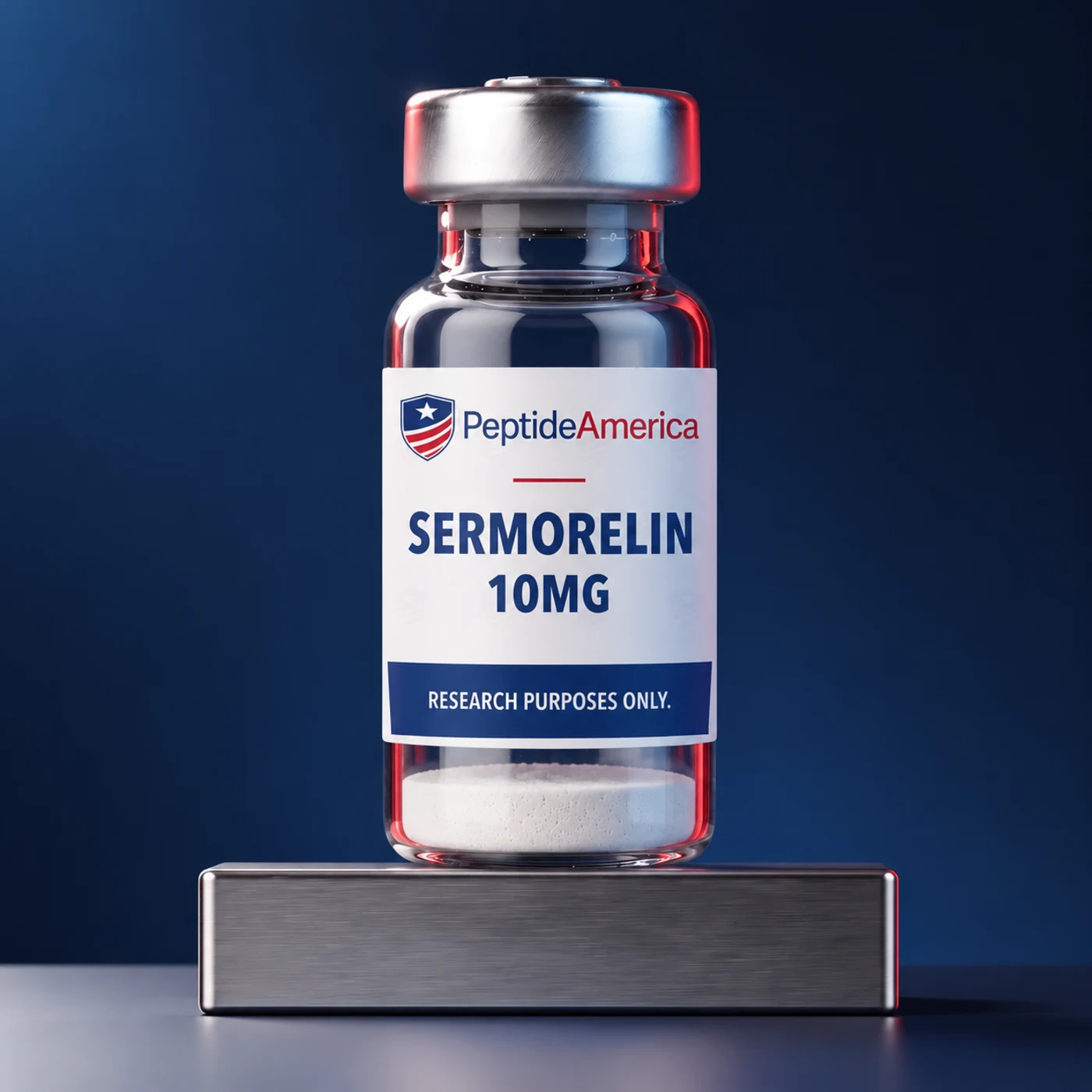 SERMORELIN 10mg research vial
